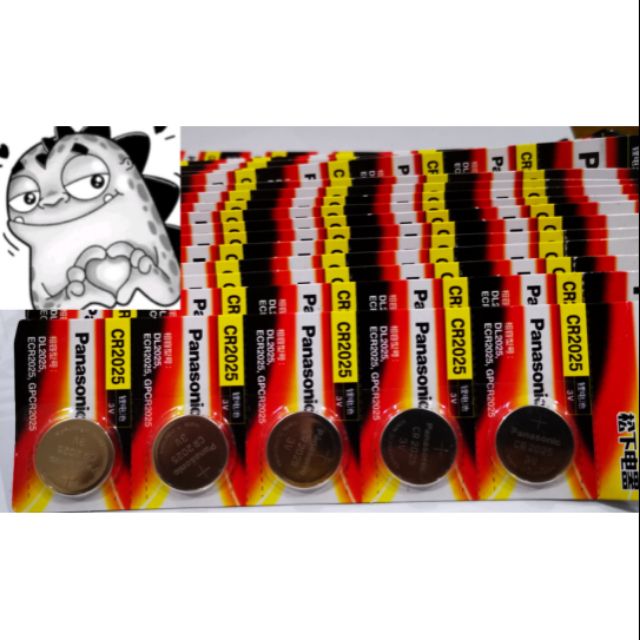(Ready Stock) Original Panasonic CR2025 Lithium Batteries. 3V cr2025