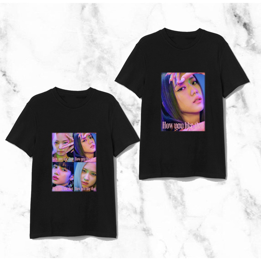 Blackpink How You Like That Shirt Readystock Blackpink Blinks Shirt Kpop Shirt Long Sleeve Short Sleeve Shopee Malaysia