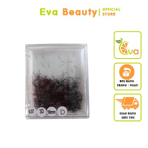 3D curved eyelashes D / 0.07 are beautiful, box of 1000_fans - Huyen Linh Nail Mi shop