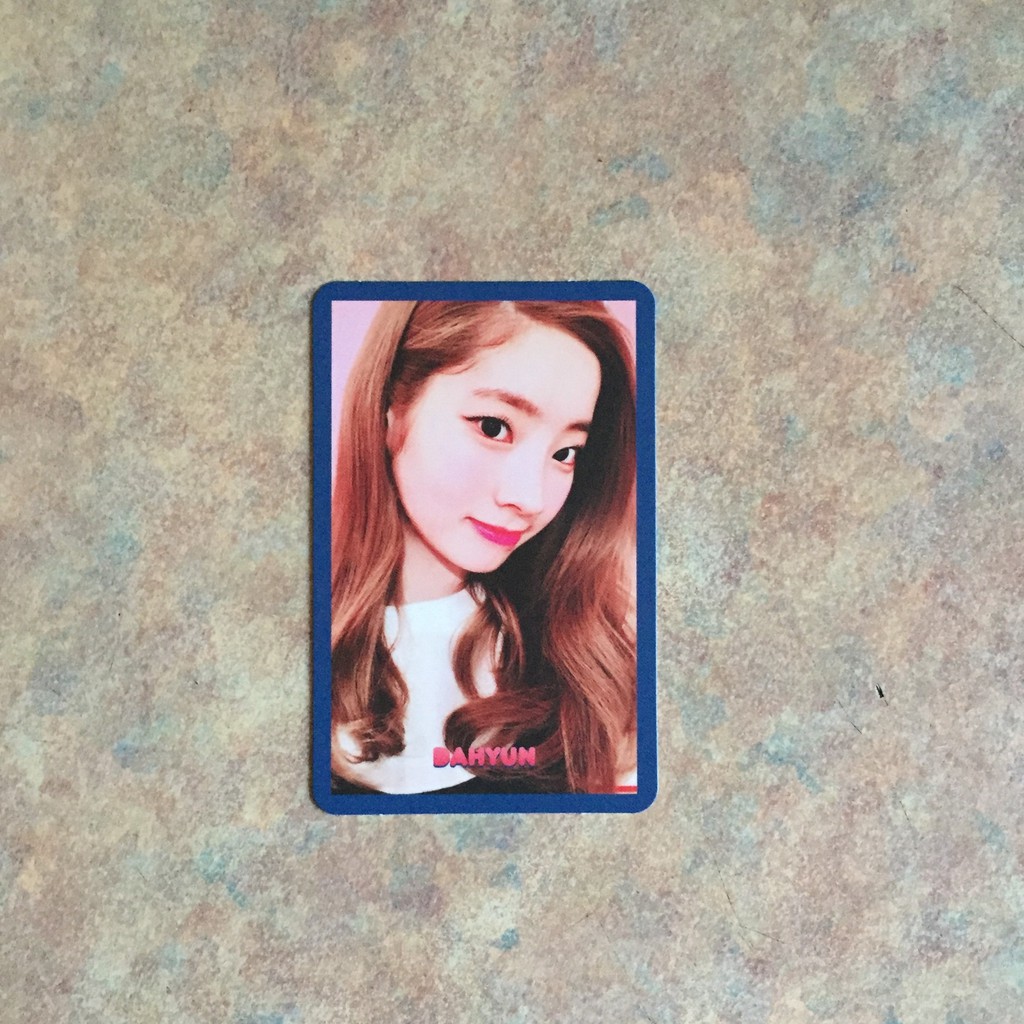 Twice Dahyun Signal Ver C Blue Official Photocard Shopee Malaysia