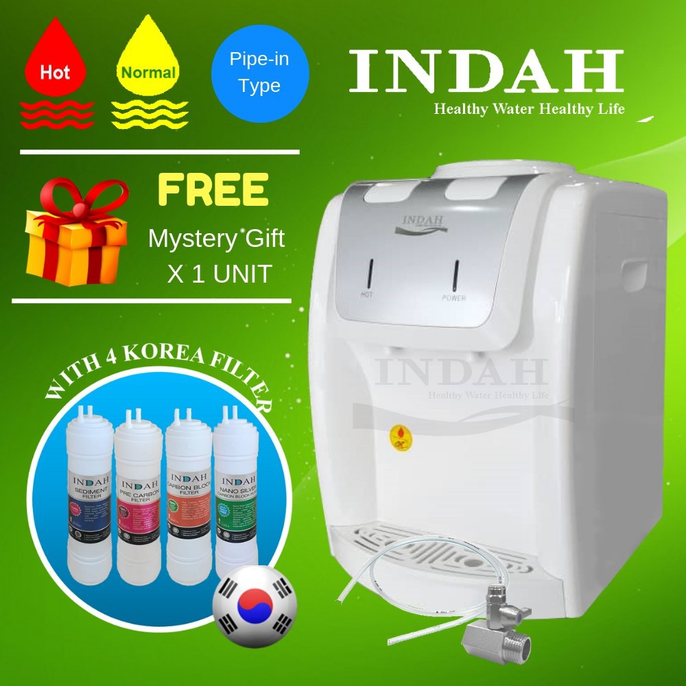 J/X INDAH Mild Alkaline Water Dispenser Hot & Normal Model 1172 With 4