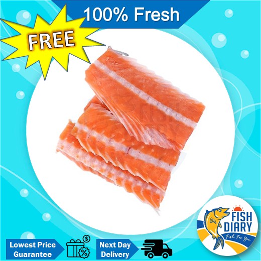 【Penang area only】Norwegian Salmon Trout Bone 250G+- (FREE DELIVERY for purchase RM120+)