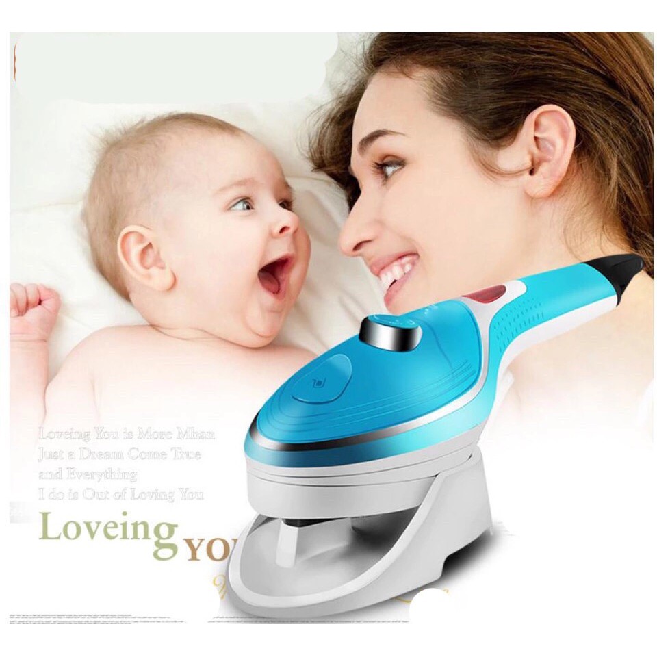 Steam Iron 2 in 1 Garment Steamer Non Stick Tobi Travel Iron Steam Q