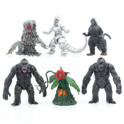 21 New Godzilla Vs King Kong Movie 6pcs Set Pvc Action Figures Toy Cake Topper Shopee Malaysia