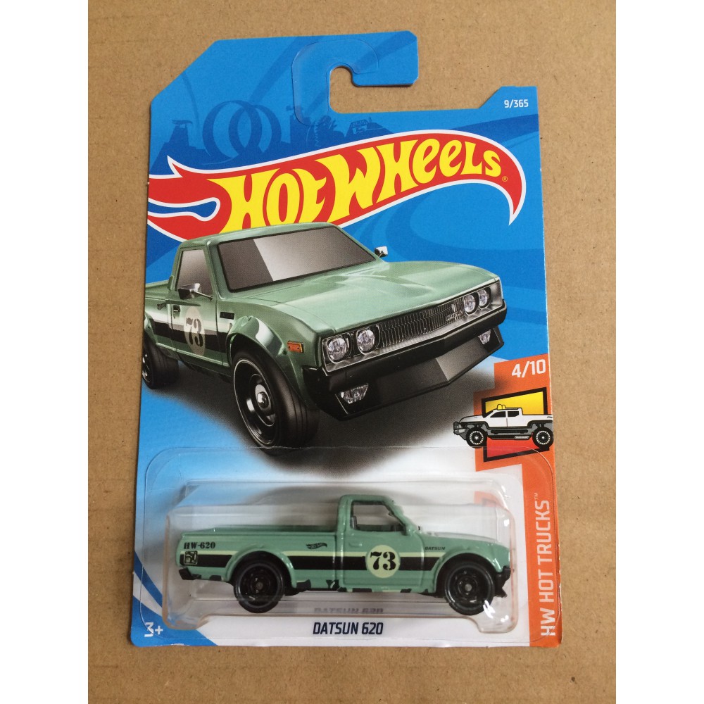 hot wheels datsun 620 green