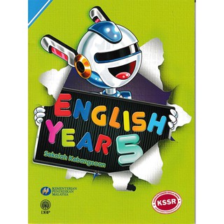 DBP Buku Teks English Year 5 Textbook  Shopee Malaysia