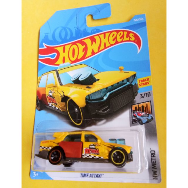 hot wheels time attaxi yellow