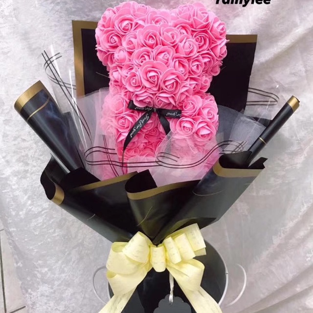 rose bear 25cm