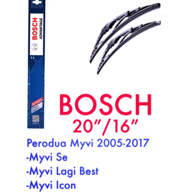 Perodua Myvi Advantage Wiper Bosch Original Shopee Malaysia