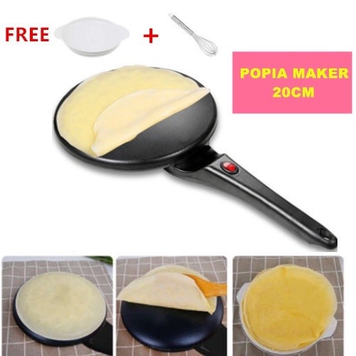 Electric Non Stick Popia Maker Baking Pancake Pan Frying Griddle Machine