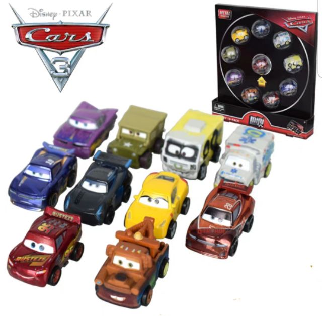 cars mini racers 10 pack