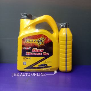 Pulzar Semi Synthetic Engine Oil Sae 10w40 Api Sn Plus 4l Free 1l Minyak Enjin Shopee Malaysia