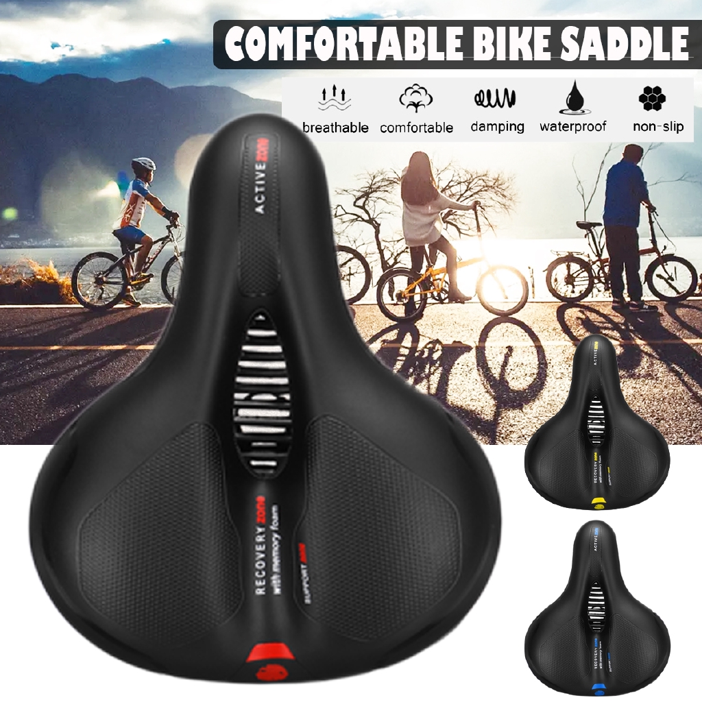 padded bicycle saddle