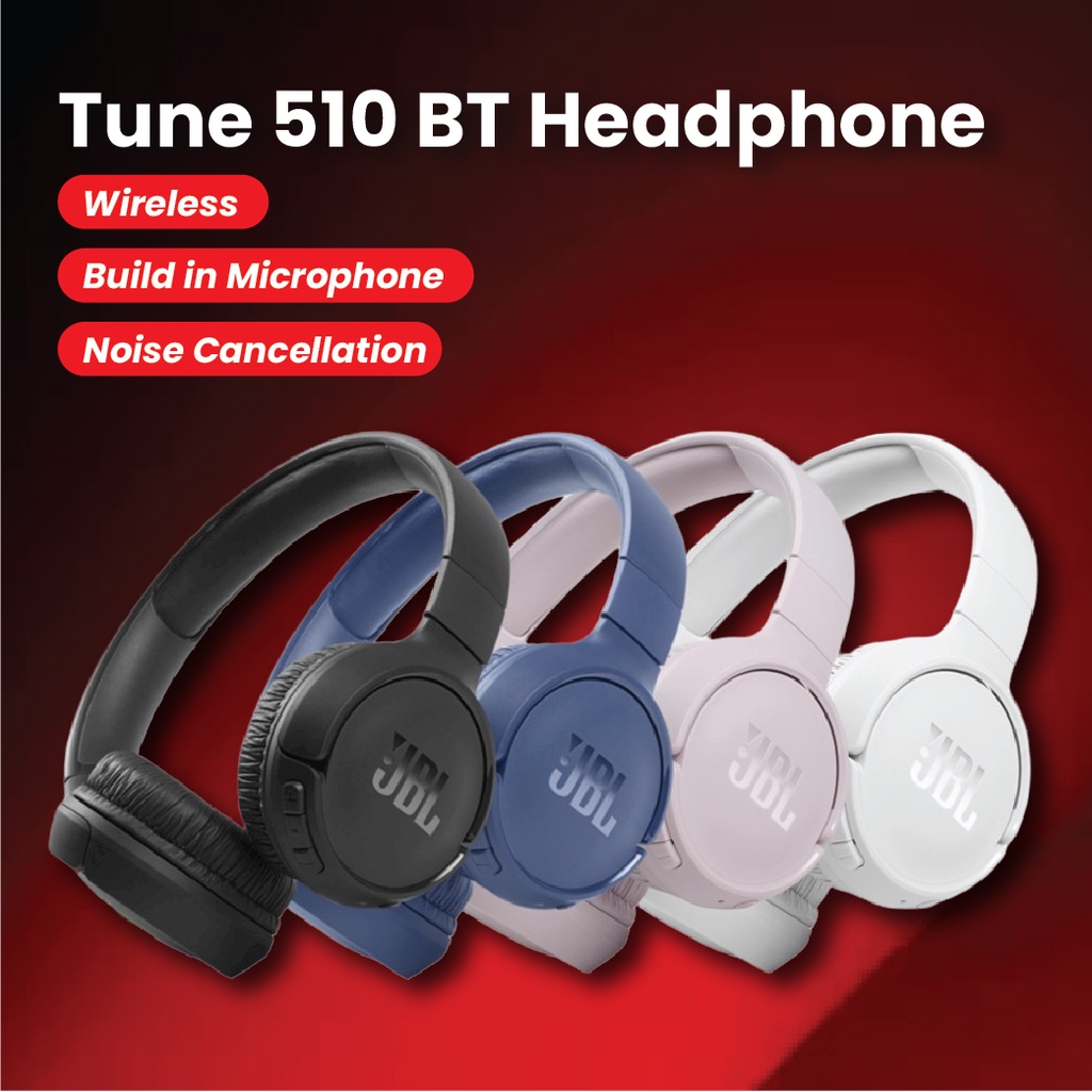 JBL TUNE 510BT Wireless onear headphones with Builtin Microphone
