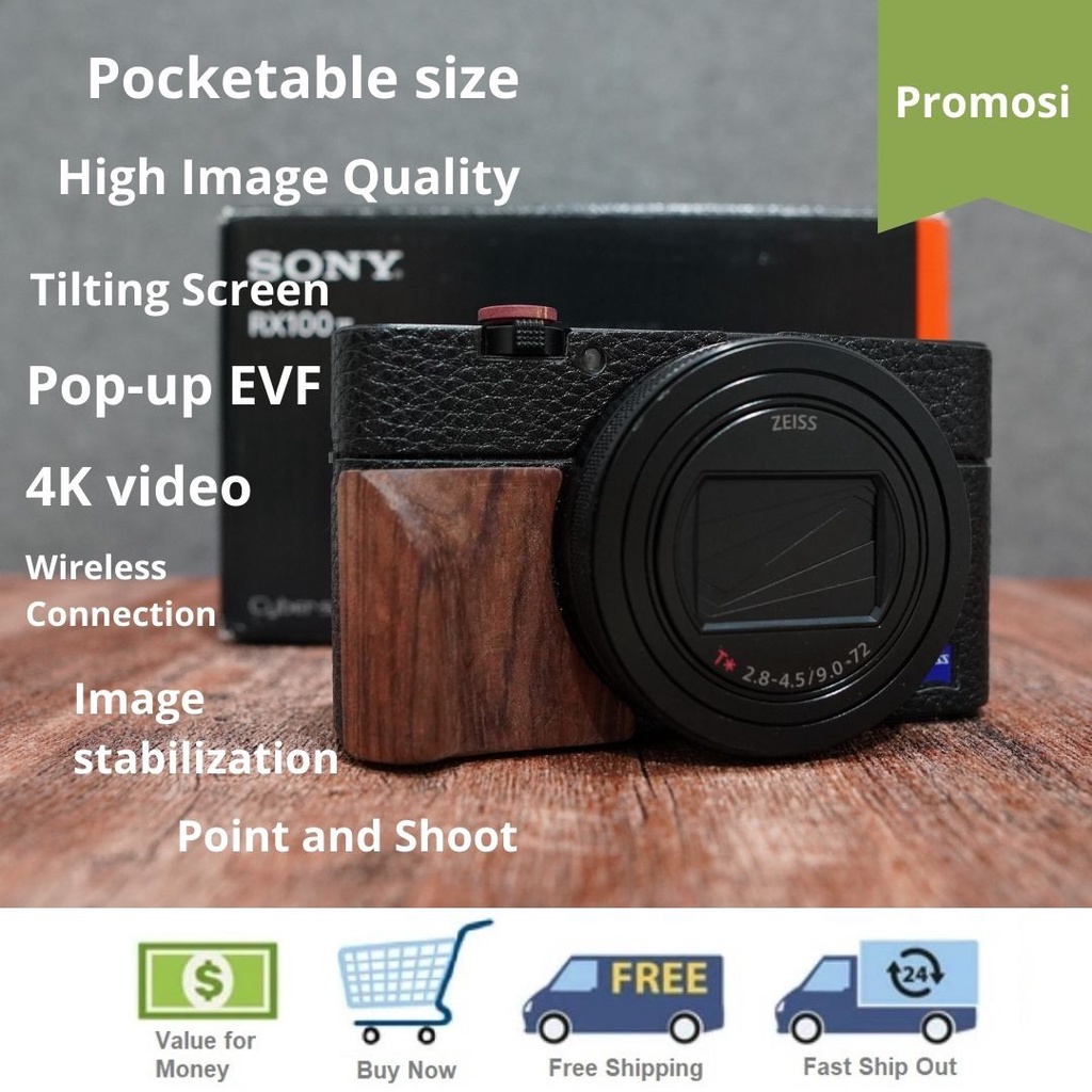 Buy Sony Rx100 Vi Mark 6 M6 Digital Compact Point And Shoot Camera Used Camera Set Seetracker Malaysia