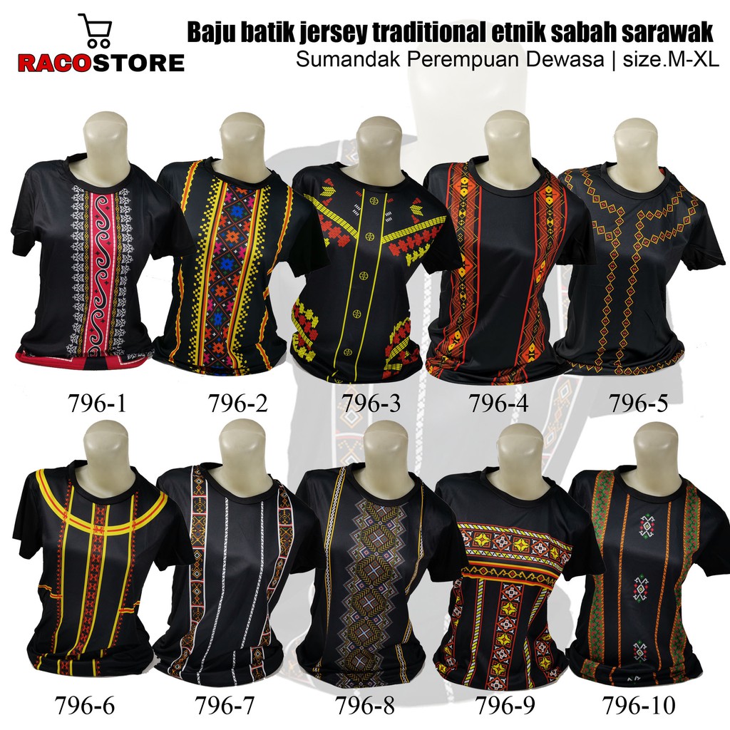 Baju Batik Etnik Sabah