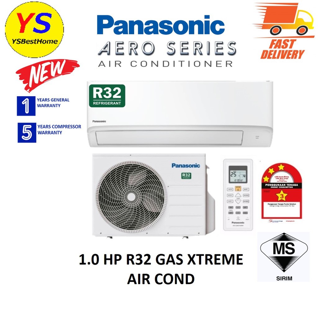 Panasonic Air Conditioner Cs Pv12skh Split Indoor Outdoor Air Con Unit Free Air Cond 5344