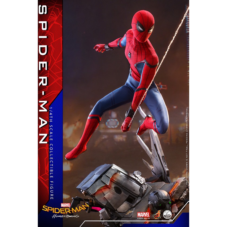 hot toys spider man homecoming