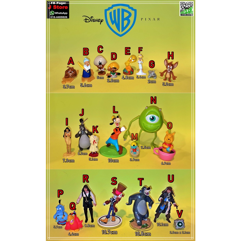 Disney infinity Pixar Warner brothers collection ( J Store ) | Shopee ...