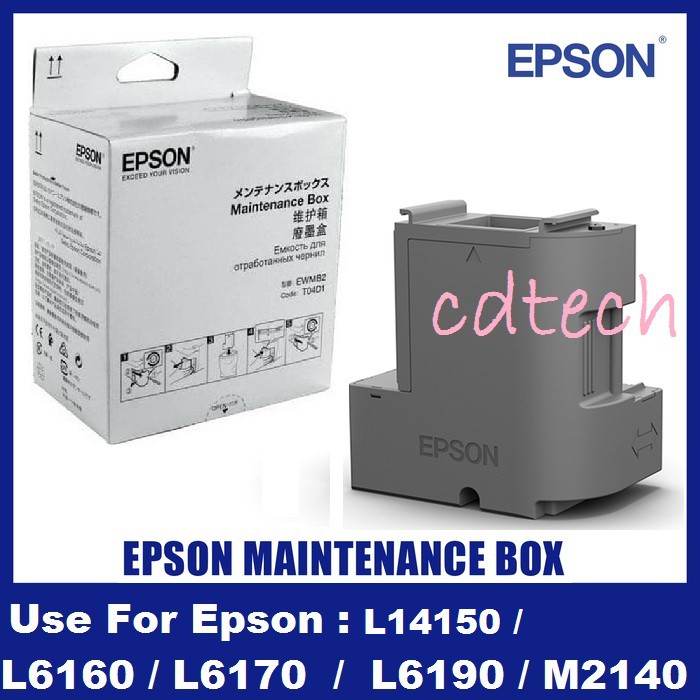 Epson Original D100 C13T04D100 Maintenance Box (FOR EPSON L6160 / L6170