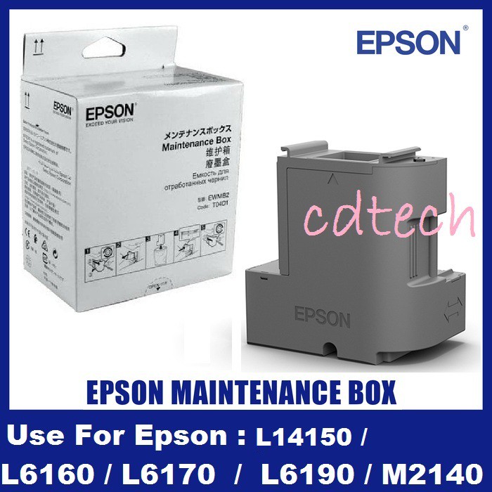 Epson Original D100 C13T04D100 Maintenance Box (FOR EPSON L6160 / L6170 ...