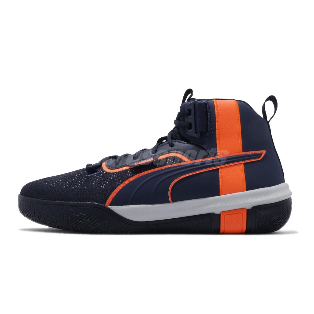 orange puma basketball shoes