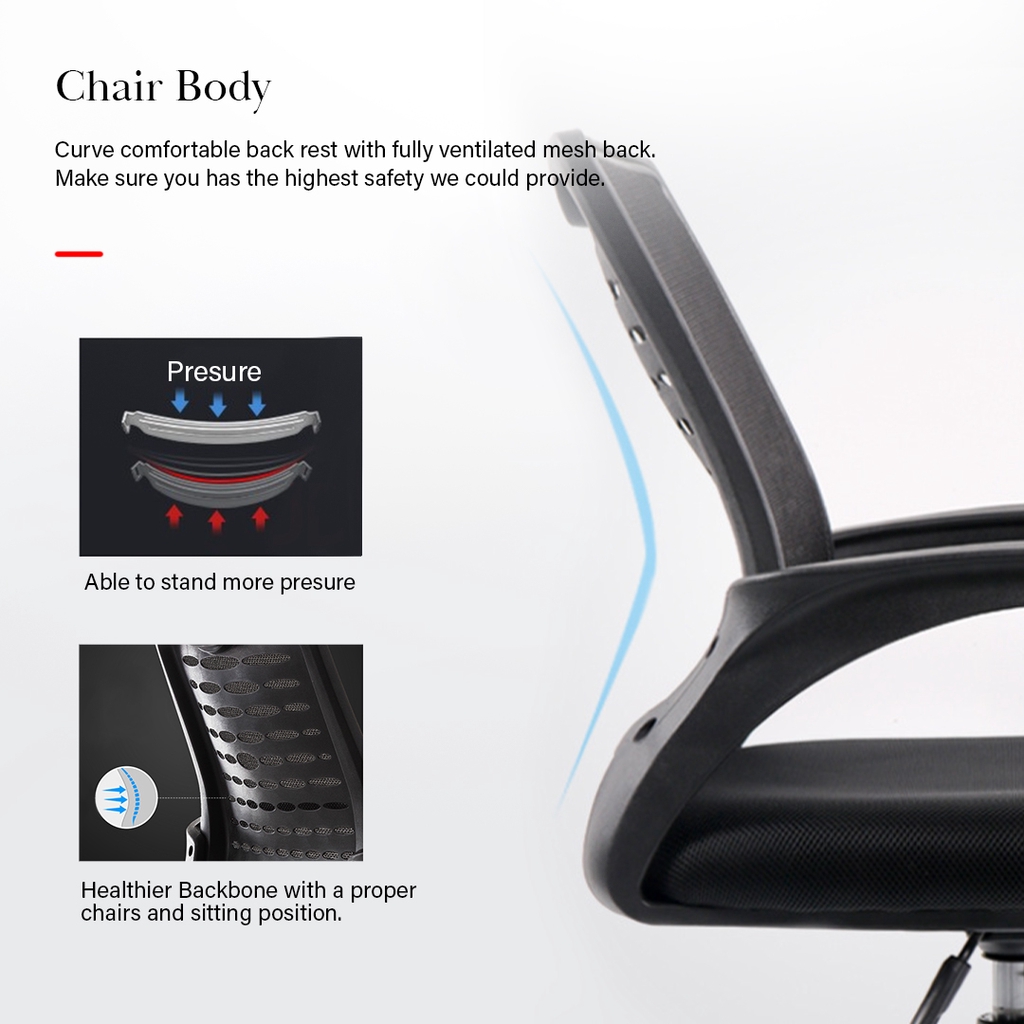 FINSSO : Deluxe Medium Office Chair