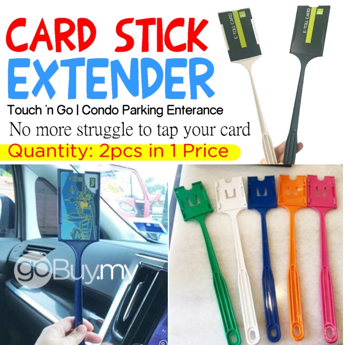 2pcs Touch N Go Stick Extender Touch N Go Stick Toll Card Stick