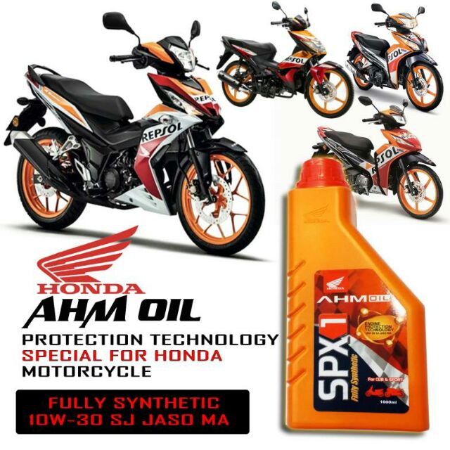 Rs150r Honda Engine Oil Minyak Enjin Fully Synthetic 10w 30 Sj Jaso Ma Shopee Malaysia