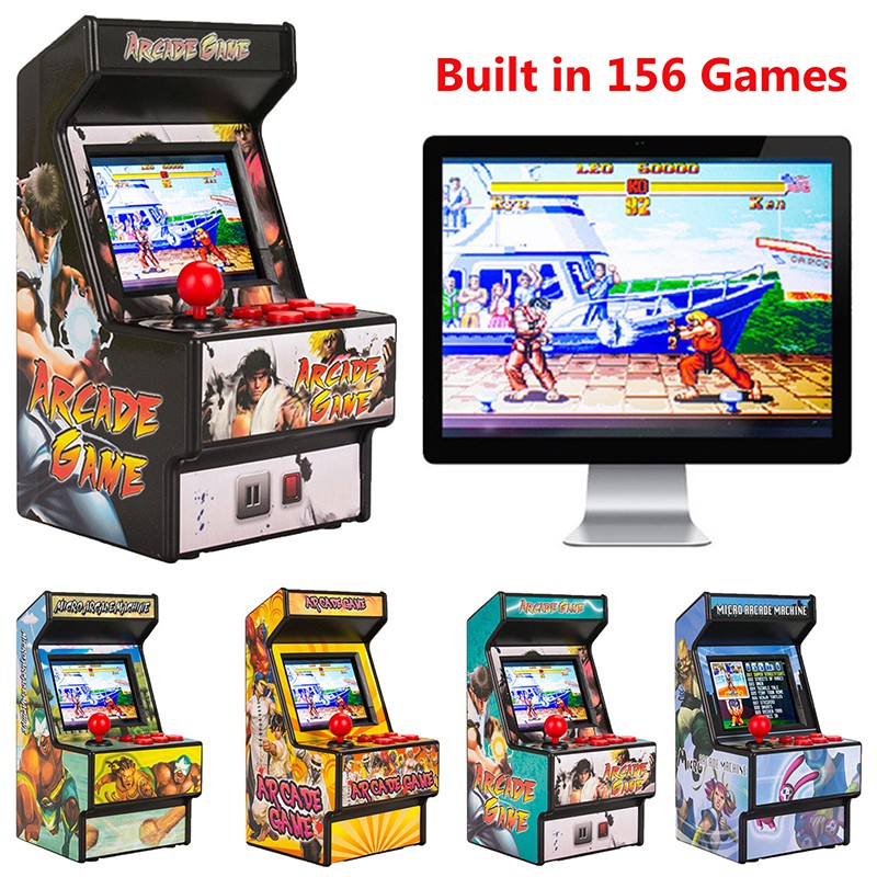 arcade game console with built in games
