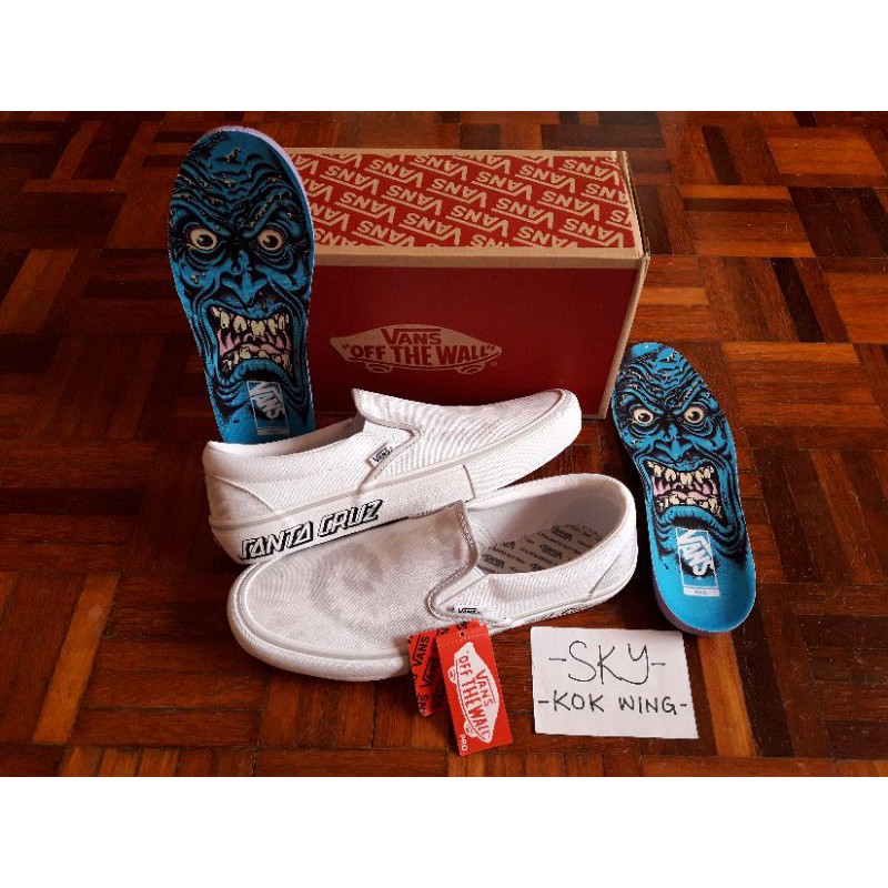 santa cruz vans slip on