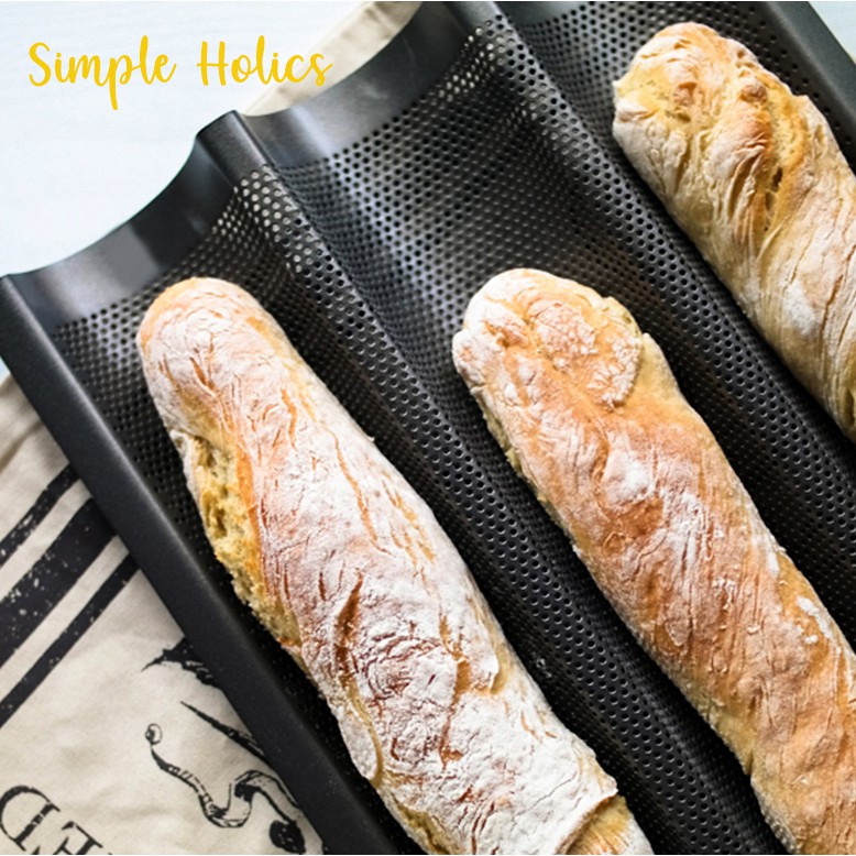 (READY STOCK) Baguette Tray / Baguette Mould / Non Stick Baguette