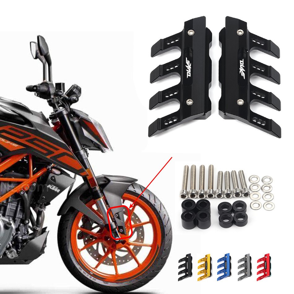 For KTM 250Duke 390Duke 200Duke 250 390 200 690 DUKE Motorcycle CNC  Accessories Mudguard Side Protection Front Fender Sl | Shopee Malaysia