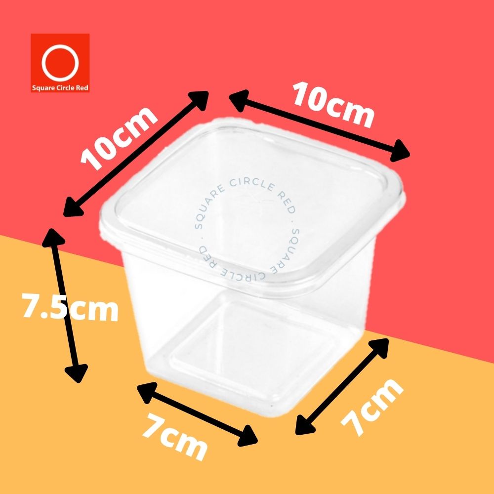 Buy Bekas Kek Bakeware 300ml Mousse Cake Plastic Container With Lids Square Box Cup Transparent Kitchen Home网红蛋糕盒 Seetracker Malaysia