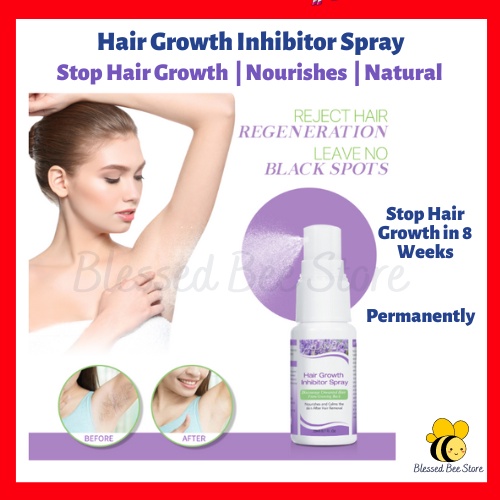 Elaimei Hair Inhibitor Spray Stop Hair Growth Permanent Spray Treatment for  After Hair Removal Spray Permanent Stop Hair | Shopee Malaysia