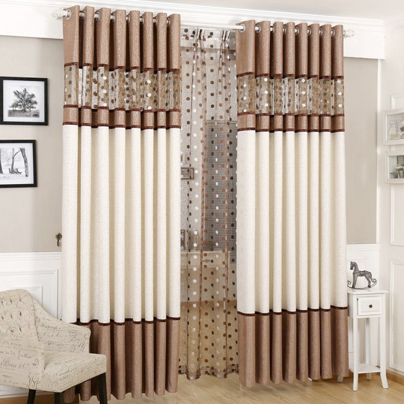 Luxury Curtain For Sliding Glass Door Living Room Decorative Sheer
