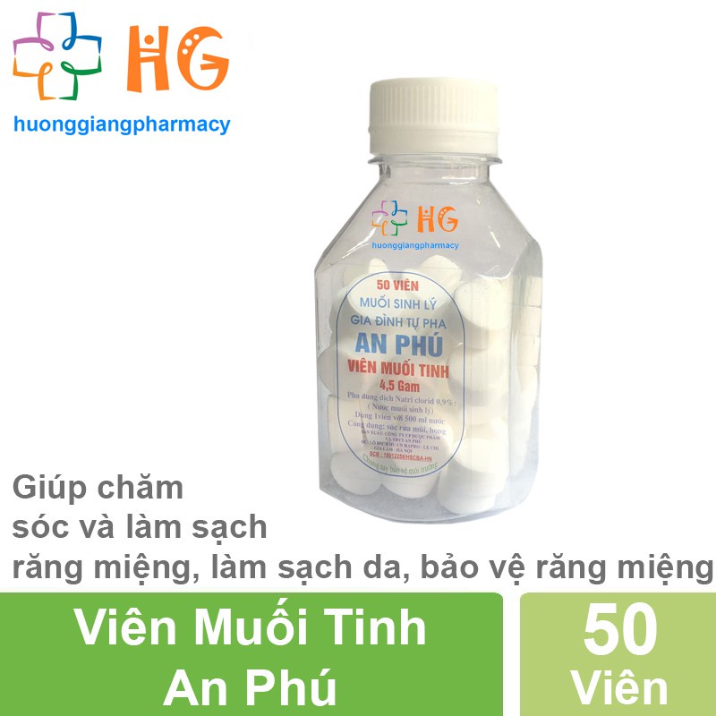 Physiological Saline Tablets An Phu Salt Tablets Genuine Convenient To ...