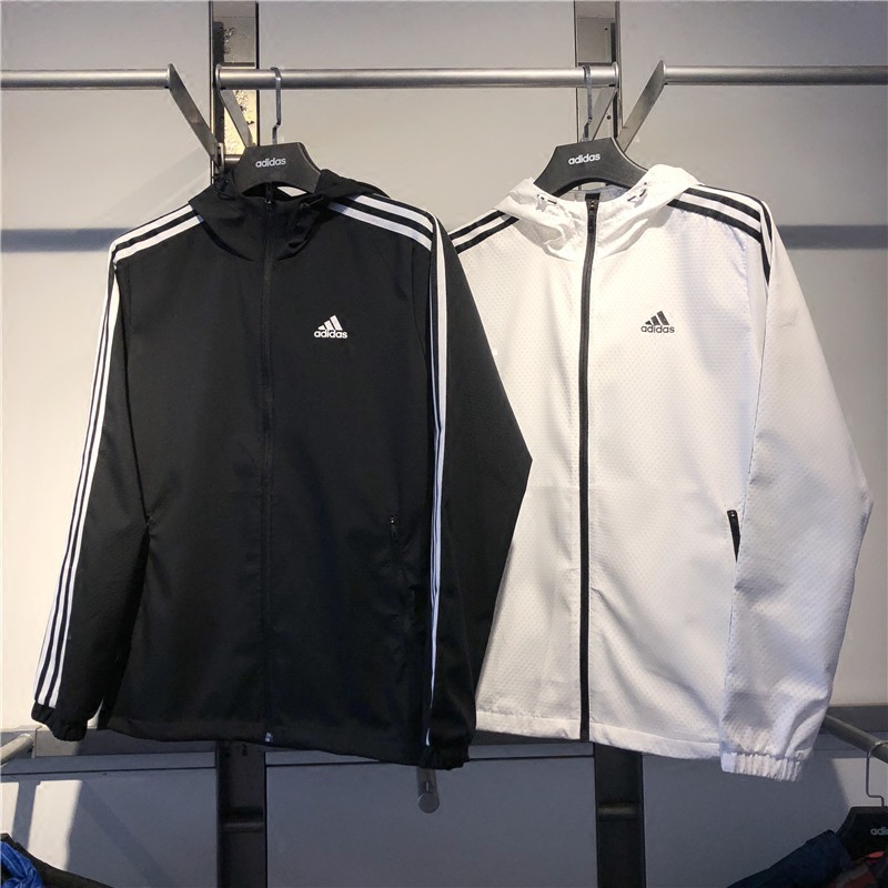 adidas windbreaker 3 stripes