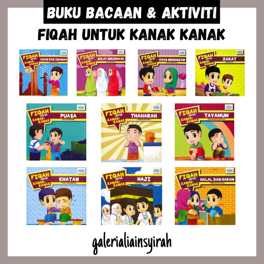 Buy Buku Cerita Kanak Kanak Fiqah Untuk Kanak Kanak Buku Cerita Pendek Buku Aktiviti Komik Islamik Seetracker Malaysia