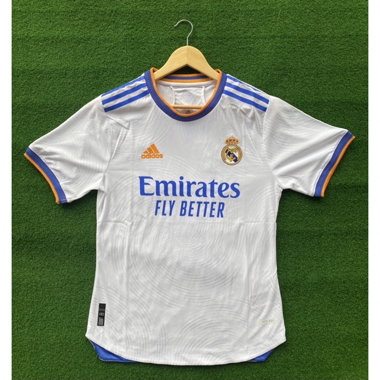 READY STOCK Jersi REAL MADRID Home 2021/2022 LA LIGA JERSI PLAYER ISSUE ...