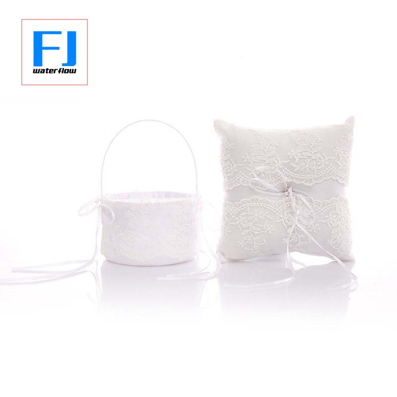 Wedding Basket For Flower Girls Flower Girl Basket And Ring Pillow