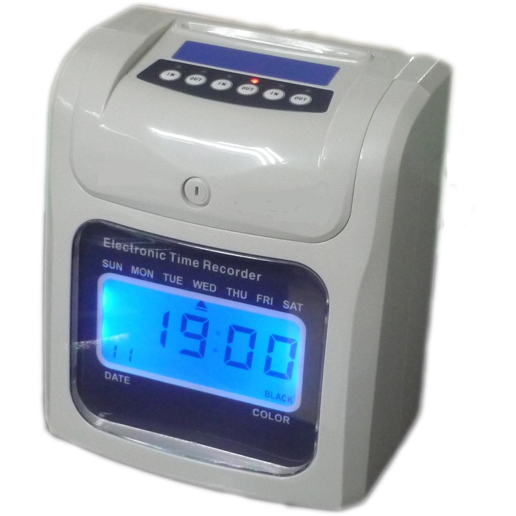 Geomaster Punch Card Machine Time Recorder Digital Type Stable Unit Shopee Malaysia