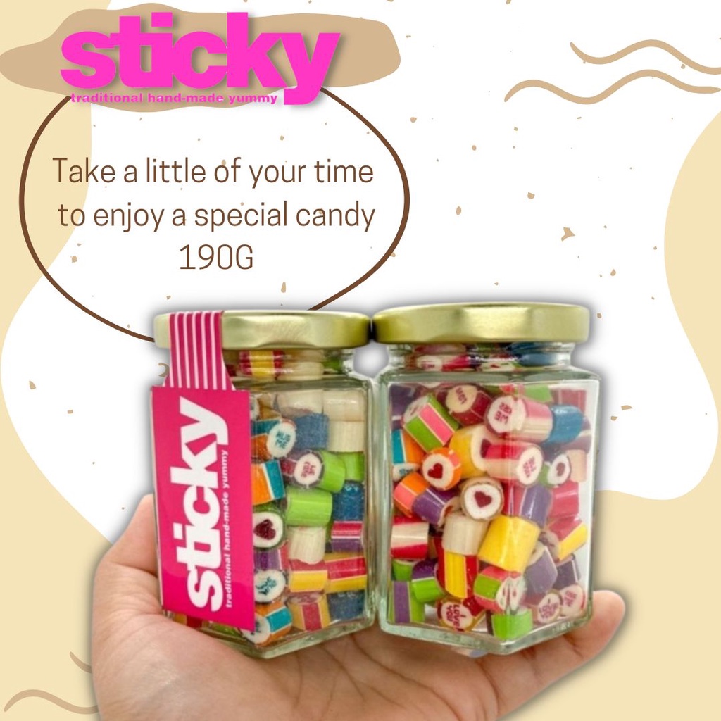 Sticky Candy Handmade Malaysia 100 Halal 30g70g120g190g Mix Flavour With Special Shopee 7990