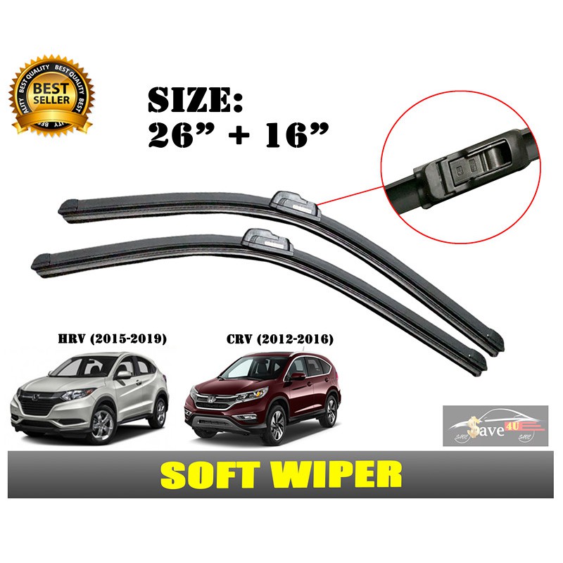 honda crv 2019 wiper blade size allysonmariani