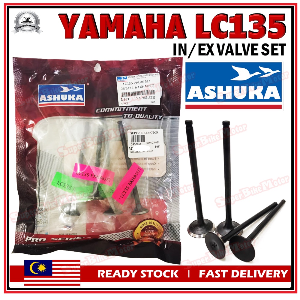 YAMAHA LC135 IN / EX Valve Set / Intake Valve / Exhaust Valve