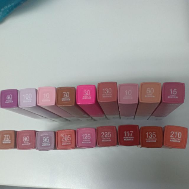 Maybelline Superstay Matte Ink New Shades