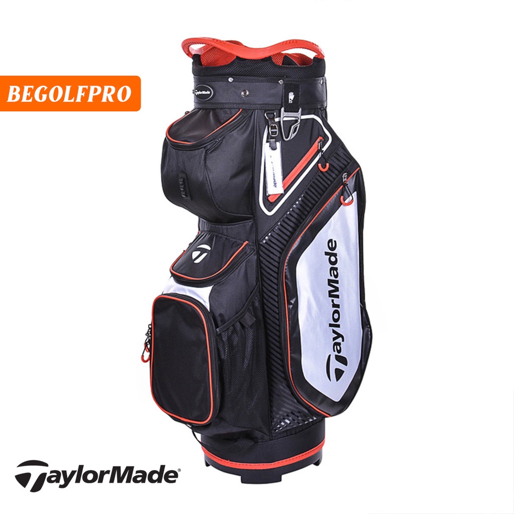 TaylorMade Cart 8.0 Upgrade Cart Bag (Black/White/Red) | Shopee Malaysia