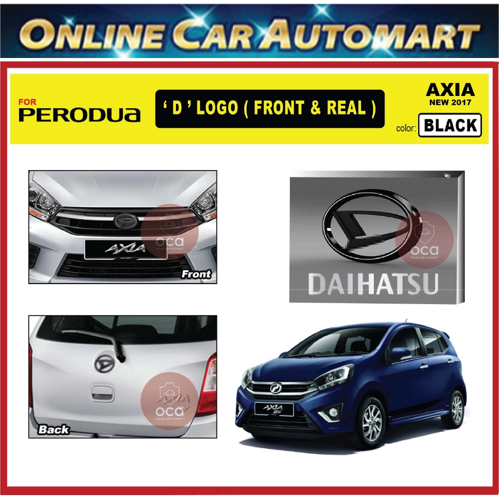 PERODUA AXIA 2017-2019 Front and Rear Convert Daihatsu 
