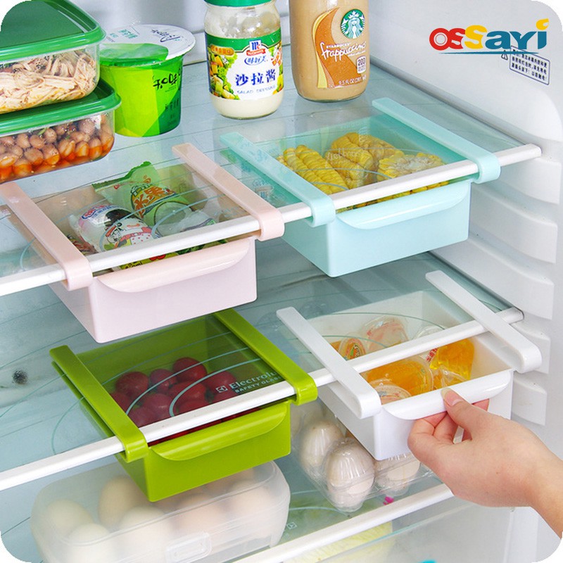Food Grade Plastic Refrigerator Storage Multi Fridge Shelves