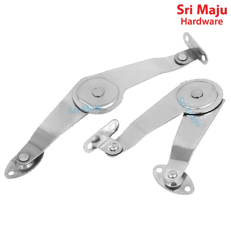 Maju 5 Inch 567 Stay Furniture Flip Lid Open Down Door Stay Cabinet Hinge Stay Ensel Engsel Pintu Perabot